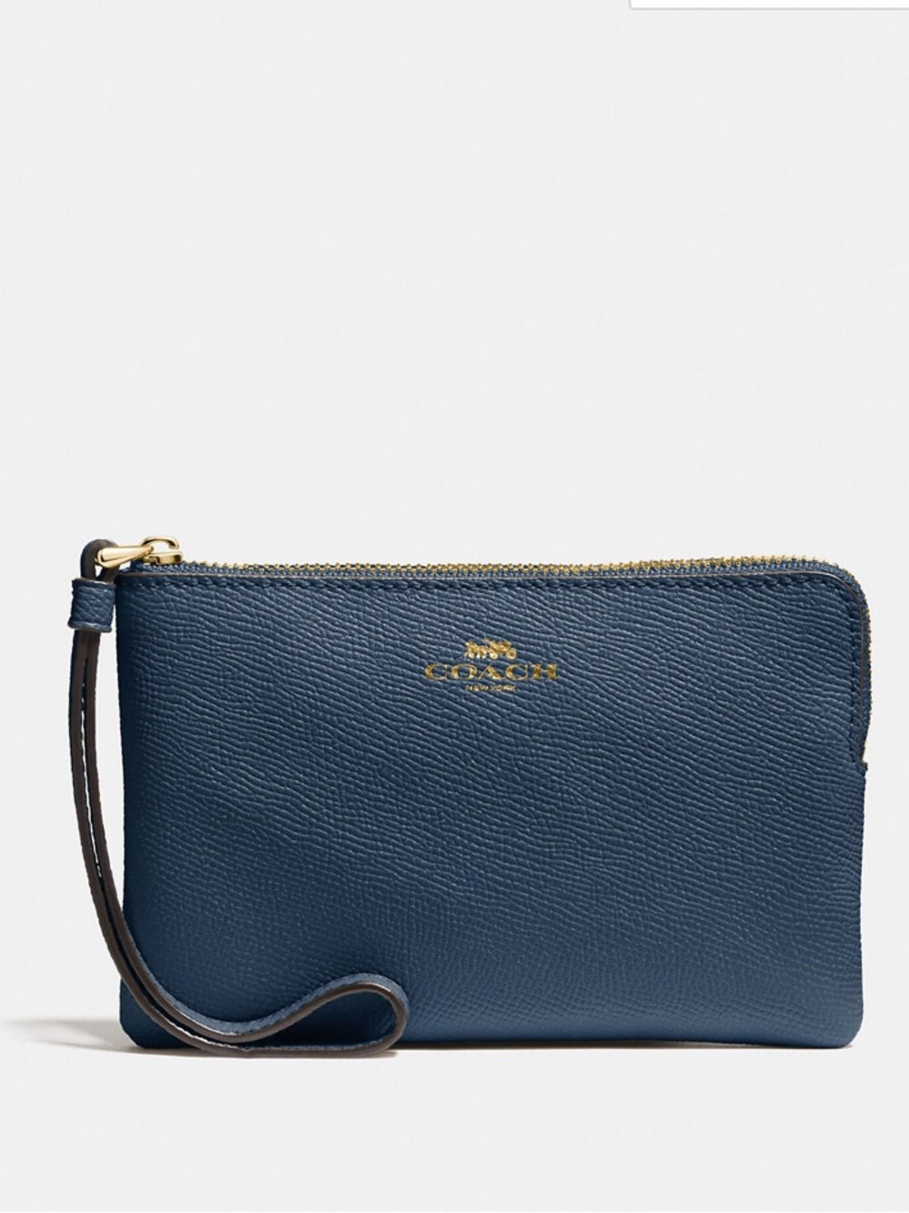 Coach Small Corner Zip Wristlet